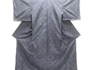 未使用品　蜀江に華紋模様織り出し本場泥大島紬着物